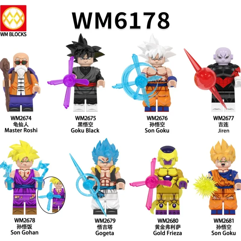 WM6178 WM6177 WM6179 WM6180 WM6181 japon aventure émissions de télévision Mini avec balles figurines d'action jouets éducatifs pour enfants cadeaux