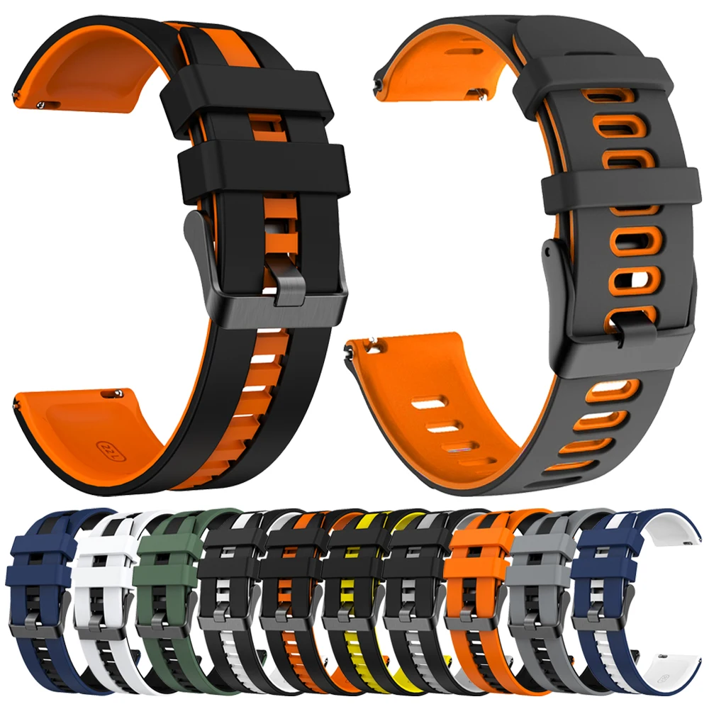 Correa de silicona suave de 22/20mm para SUUNTO VERTICAL/Ocean, correa de reloj para SUUNTO 5/9 PEAK PRO/DLC/RACE/3, pulseras de repuesto para Fitness