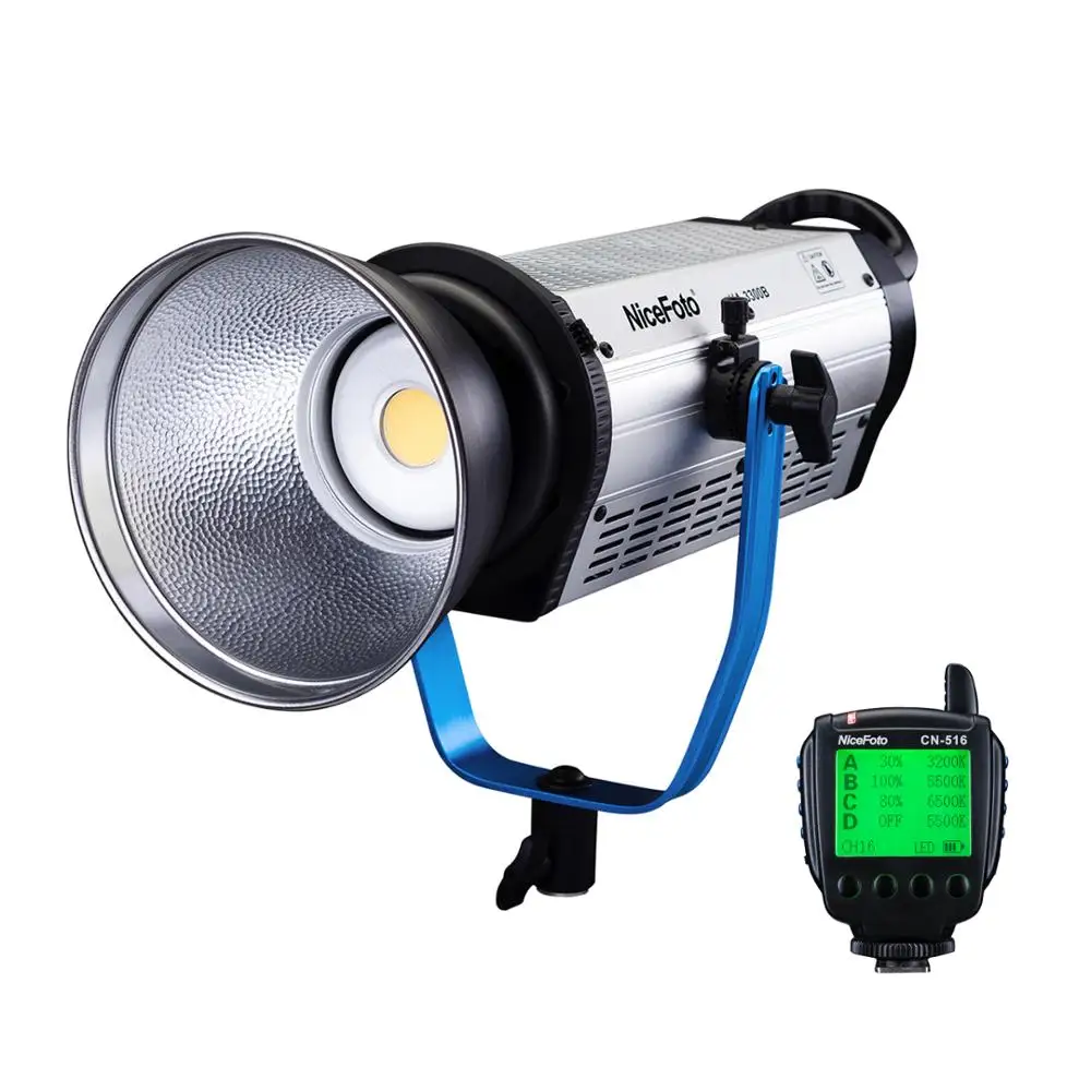 Fast shipping NiceFoto HA-3300B 330W Professional LED Video Light film light photographic Equipment studio lighting 5500K