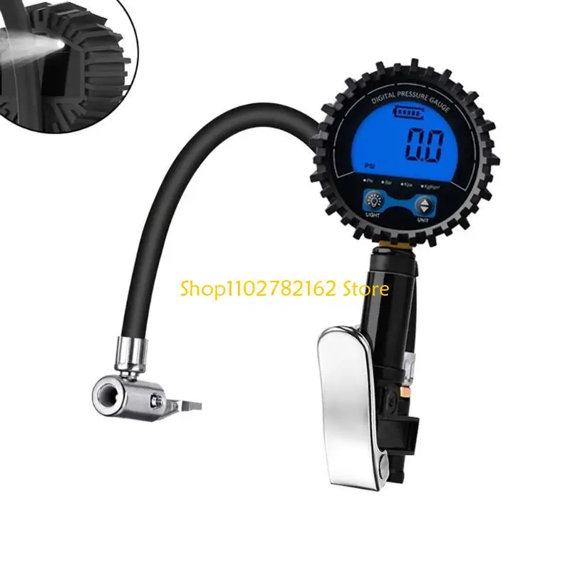 

547B Durable Tire Pressure Gauge Air Compressor Accessory 0.1 PSI Display Resolution
