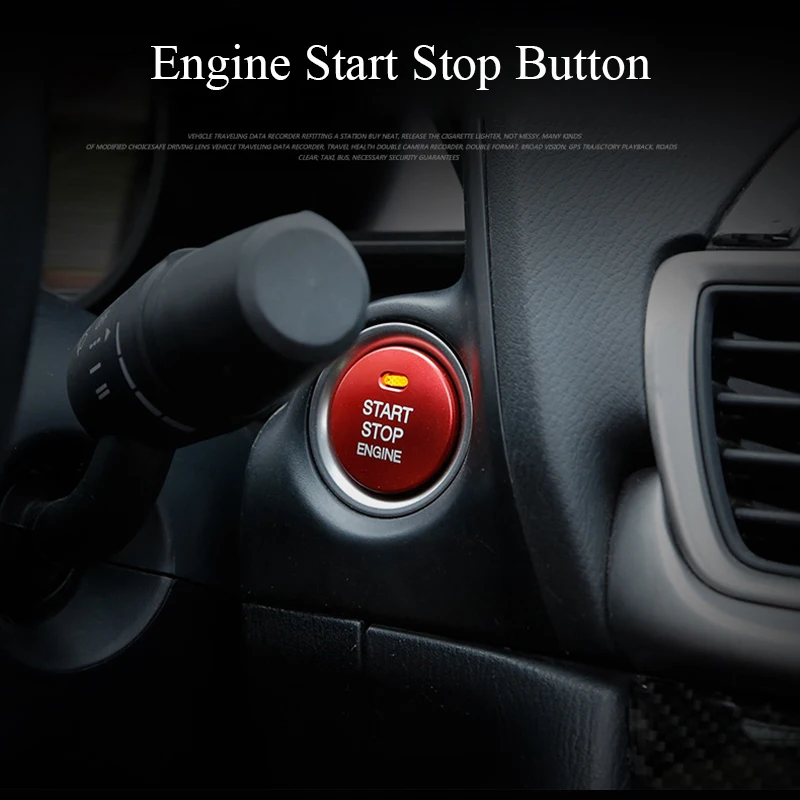 Car Engine Start Stop Button Adhesive Sticker Key Accessories Car Styling Switch for Mazda 3 BM BN 6 GJ1 GL CX-4 CX4 CX-5 CX5