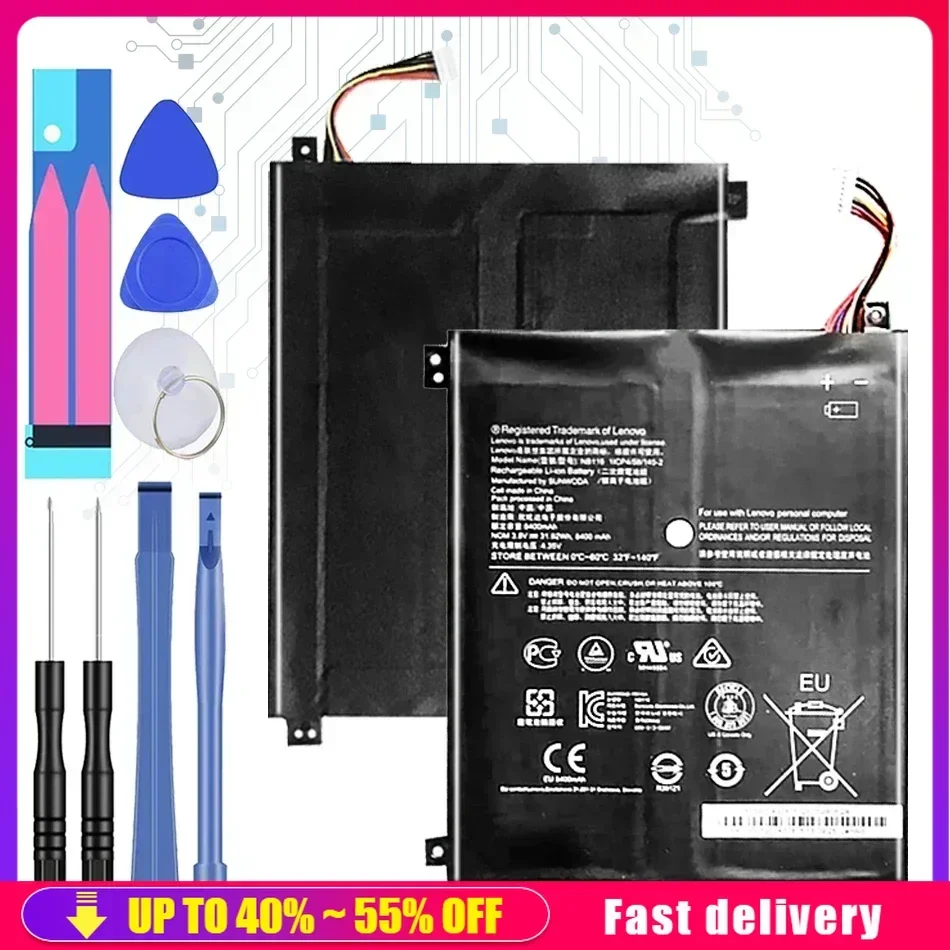 

Mobile Batteries 8400mAh notebook NB116 For Lenovo Ideapad 100S 100S-11IBY 100S-80R2S Series 0813001 1ICP4 145-2 5B10K37675