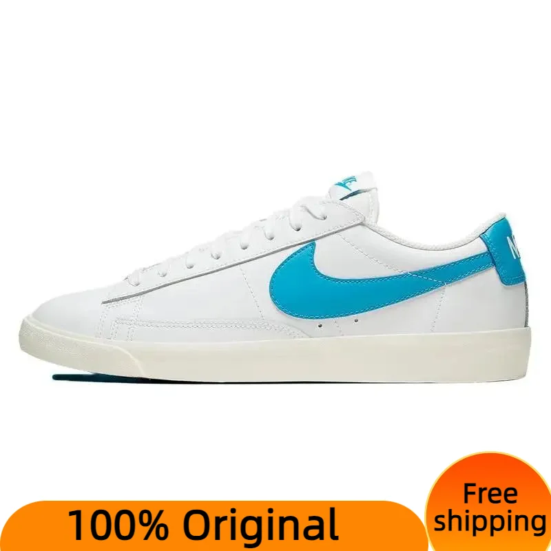  Nike Blazer Low White Laser Blue Sneakers shoes CI6377-104