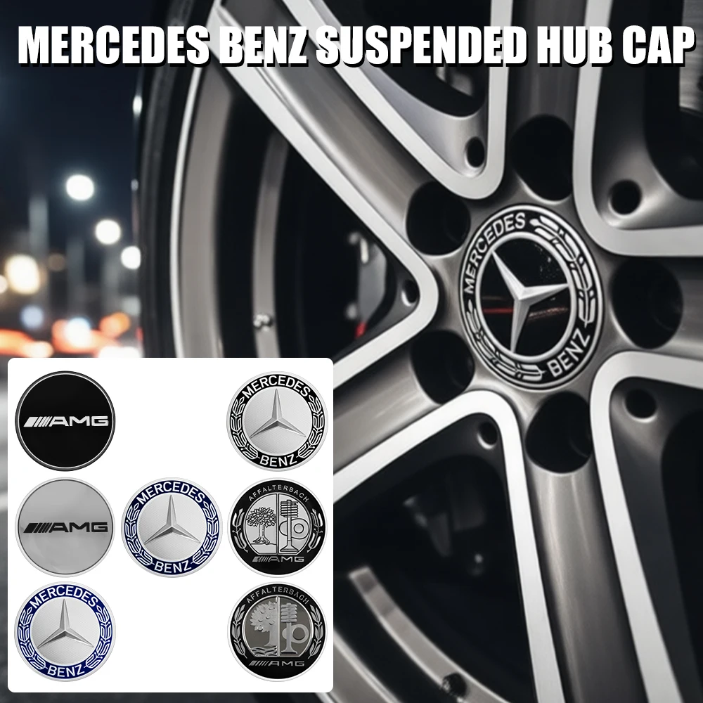 

4pcs 75mm Car Wheel Hub Center Covers Auto Refit Accessories For Mercedes Benz W203 W205 W204 W221 W222 W220 W212 W211 W210 A207