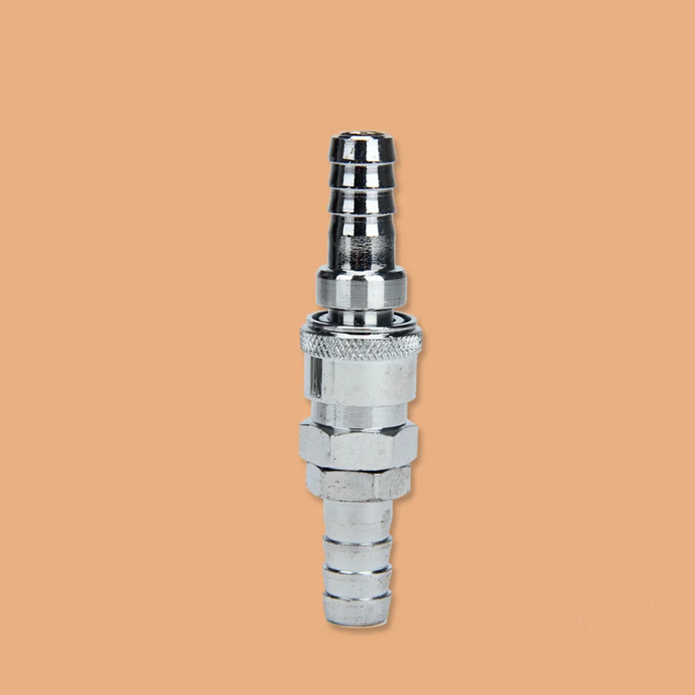 

2 pcs Pneumatic Fittings 8Mm Steel Zinc Alloy Air Tube Connectors Quick Disconnect For Compressor Tools Oil Leak Prevention