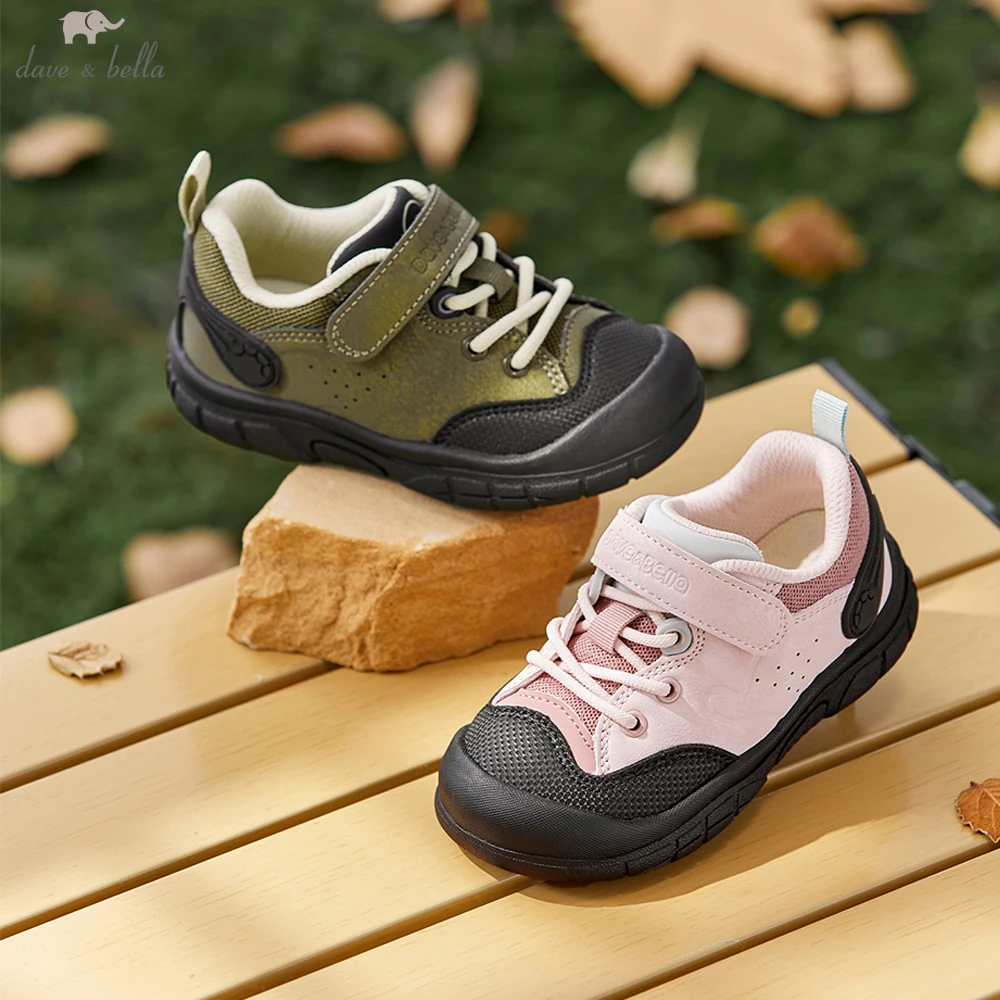 Dave Bella Kids Autumn Spring Sneakers Boys Girls School Casual Shoes Breathable Running Non-slip Children Shoes DB3253219