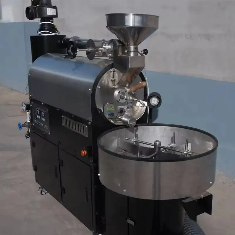 

Stainless Steel 3Kg/6Kg/10Kg/15Kg/20Kg/30Kg Coffee Bean Roasting Equipment Roaster Hine