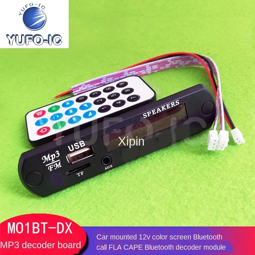 Envío Gratis, 3 Piezas, Decodificador MP3 para Vehículo de 12V con Pantalla a Color, Compatible con Bluetooth, Llamadas sin Pérdida, Módulo Decodificador FLV Ape, 3.5aux