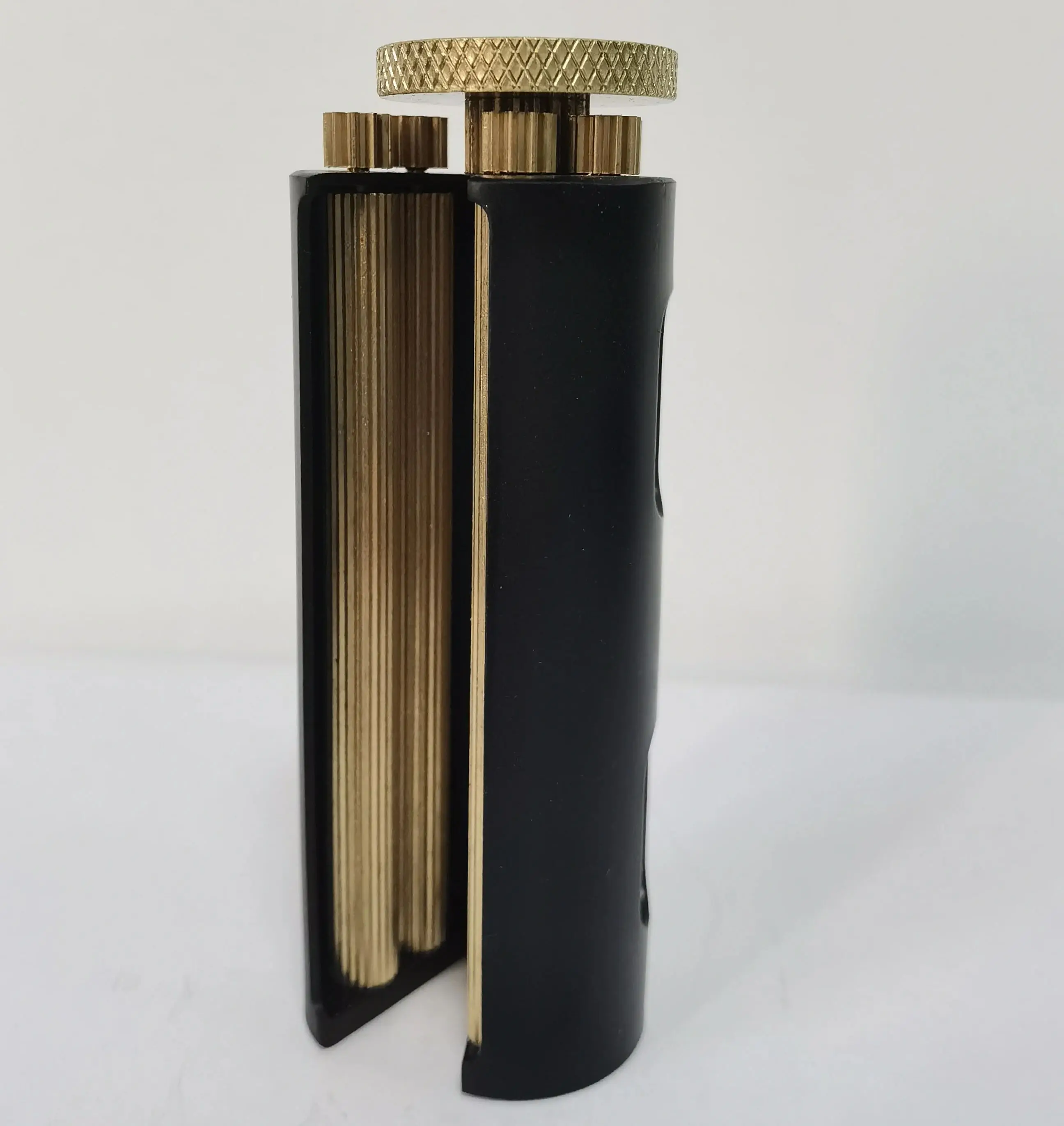 Handmade Brass Rolling Cigarette Machine, Rotação da engrenagem do rolamento, Cilindro Vintage, Embrulhando para 70mm * W 8mm