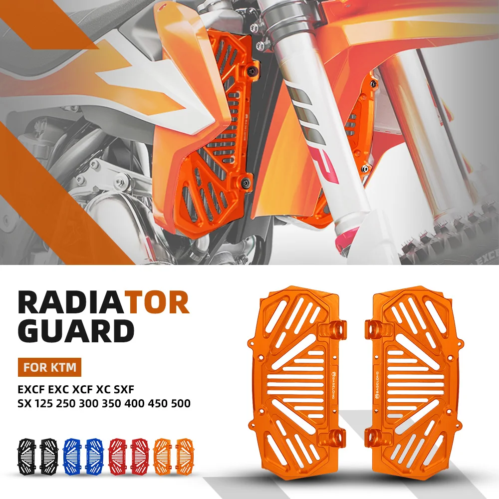 

Radiator Guard Cover Protector For KTM EXC EXCF XCW XCFW XC XCF SX SXF 125 250 300 350 400 450 500 Husqvarna TC TE TX FC FE FX