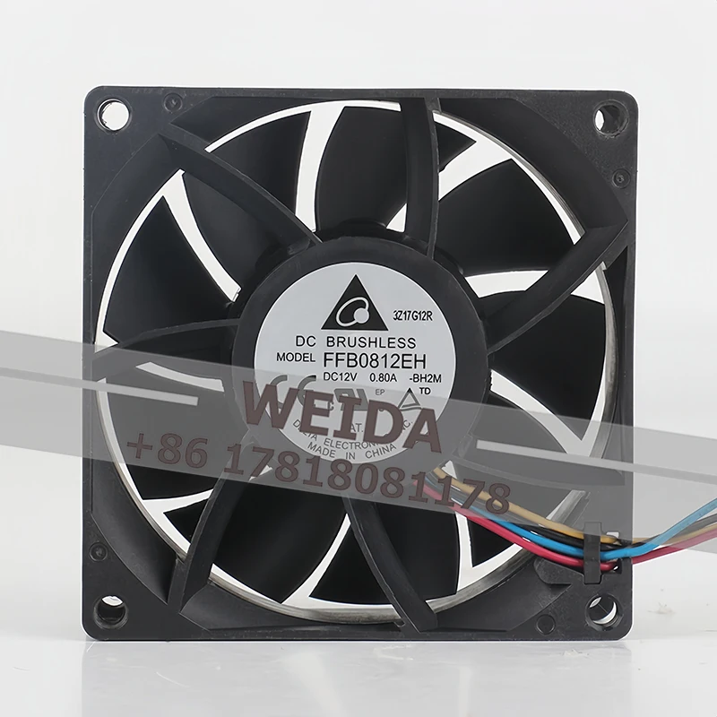 

Оригинальный вентилятор Delta 8025 FFB0812EH 12V 0.8A 8CM с ШИМ-управлением температурой, высокоэффективный, с большим объемом воздухопотока.