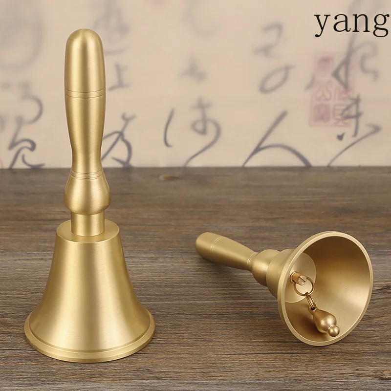CX Hand Crank Pure Copper Handle Bell Hand Crank Bell