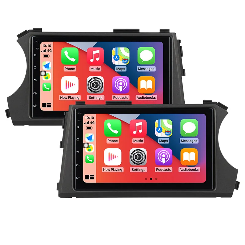 Mascherina Autoradio 2 DIN Per SsangYong Actyon E Kyron 2006-2009 | Cornice Di Montaggio In ABS Nero, Kit Completo Con Telaio Interno Ed Esterno