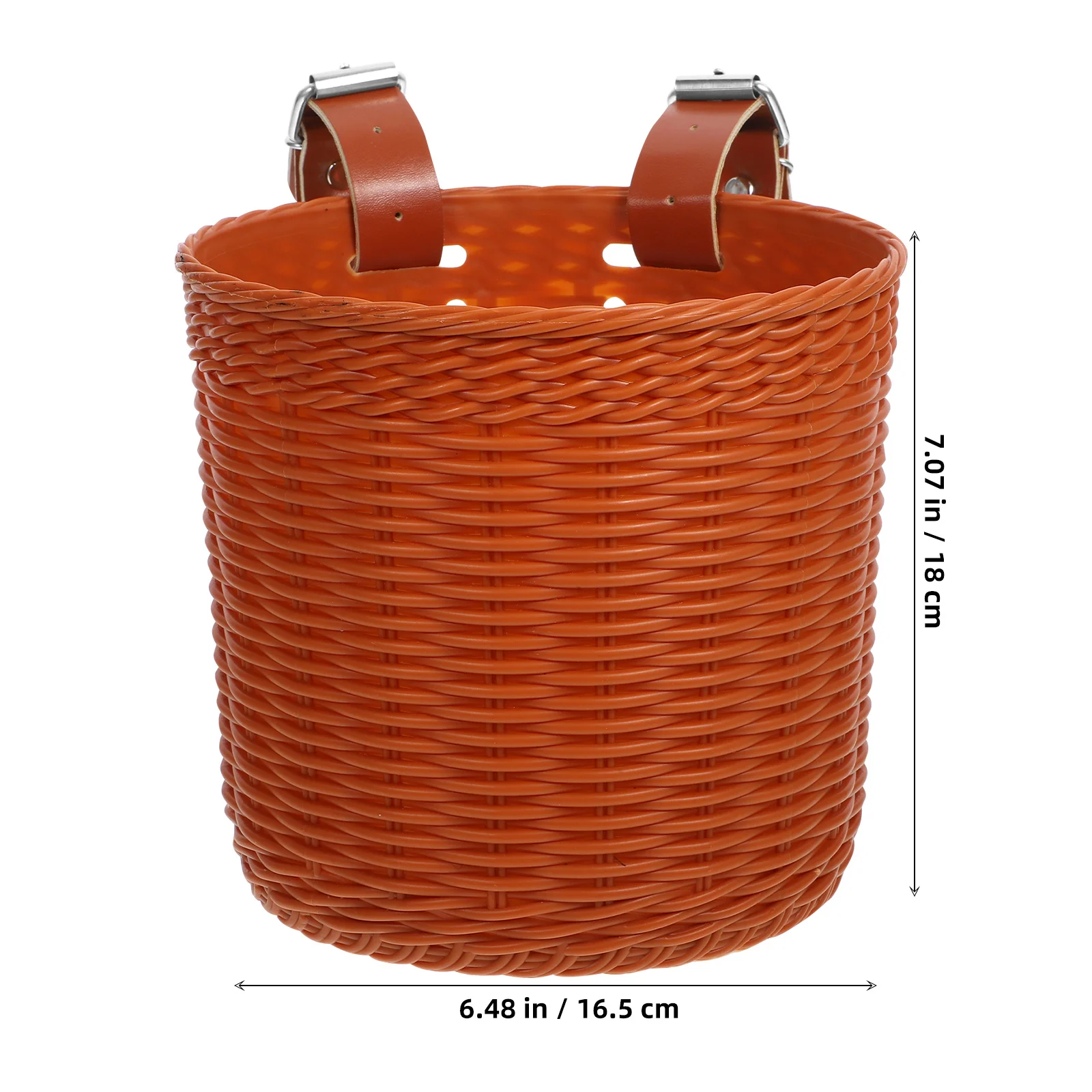 سلة الدراجة الأمامية البلاستيكية ذات سعة كبيرة، سلة تخزين مقود الدراجة القوية، مناسبة للدراجات الجبلية ودراجات الأطفال