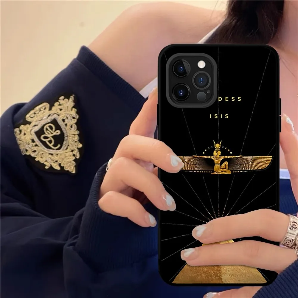 Egypt Nefertiti Anubis Ankh Phone Case For iPhone 14 11 12 13 Mini Pro XS Max Cover 6 7 8 Plus X XR SE 2020 Funda Shell