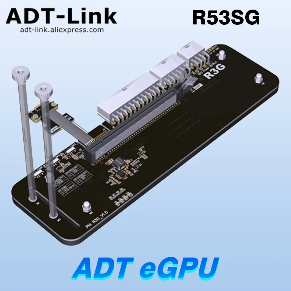 

R53SG ADT EGPU Adapter M.2 NGFF WIFI A. E Key To PCIe X16 External Laptop PC Graphics Card Extension Riser GRAPHICS CARD BUILDS