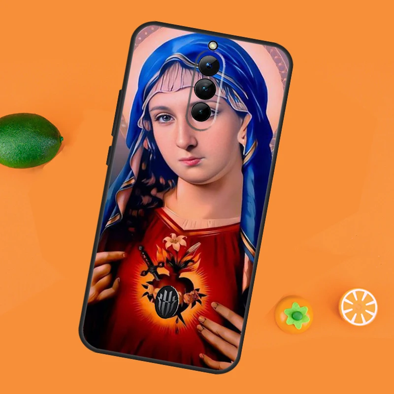 حافظة مريم العذراء وسوع لهاتف ZTE Nubia RedMagic 10 Air 5G 6 7 7S 6S Pro RedMagic 10S 9S 8s 8 9 10 Pro Plus #3