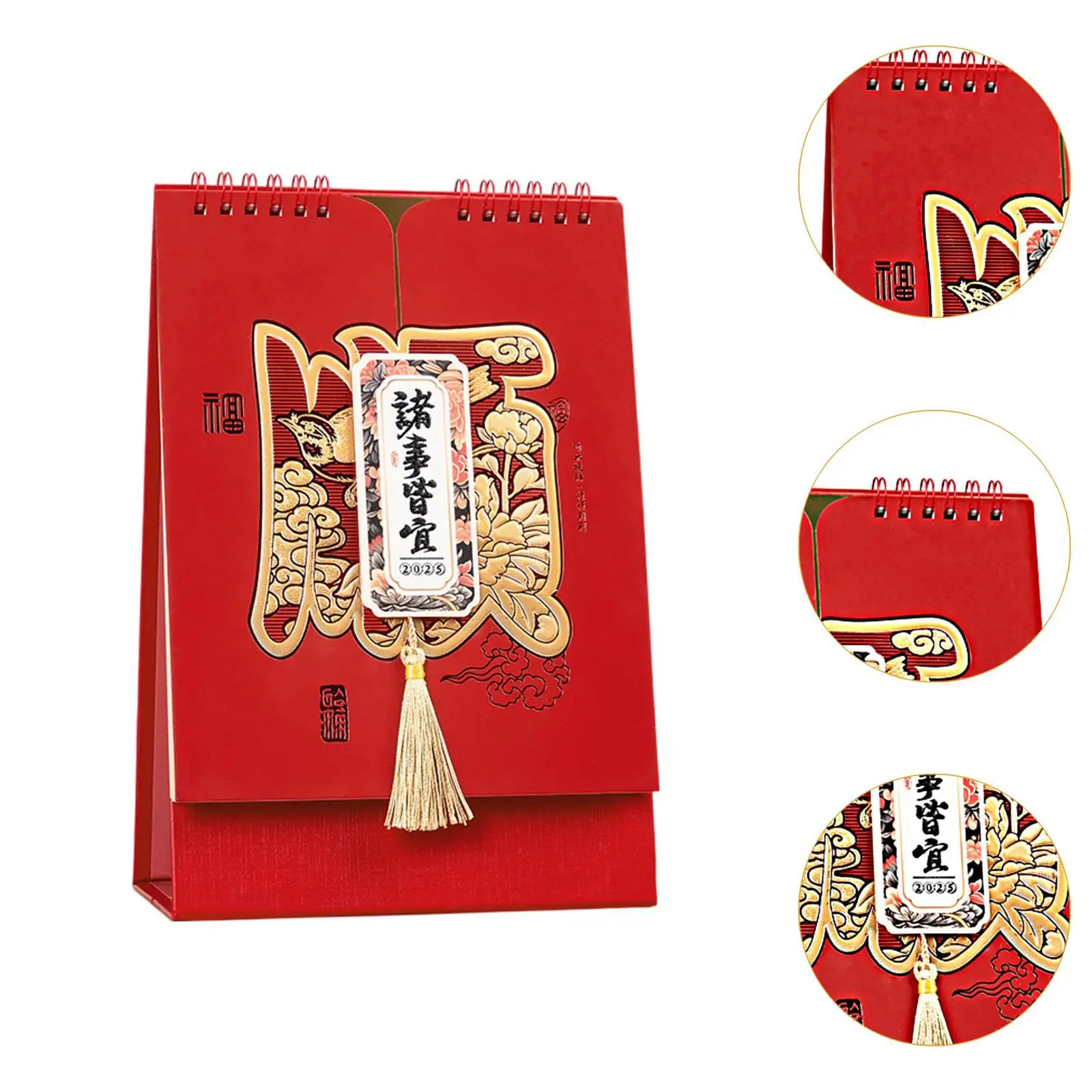 Настольный календарь 2025 года, небольшой перекидной календарь для домашнего офиса, настольный орнамент, подарок