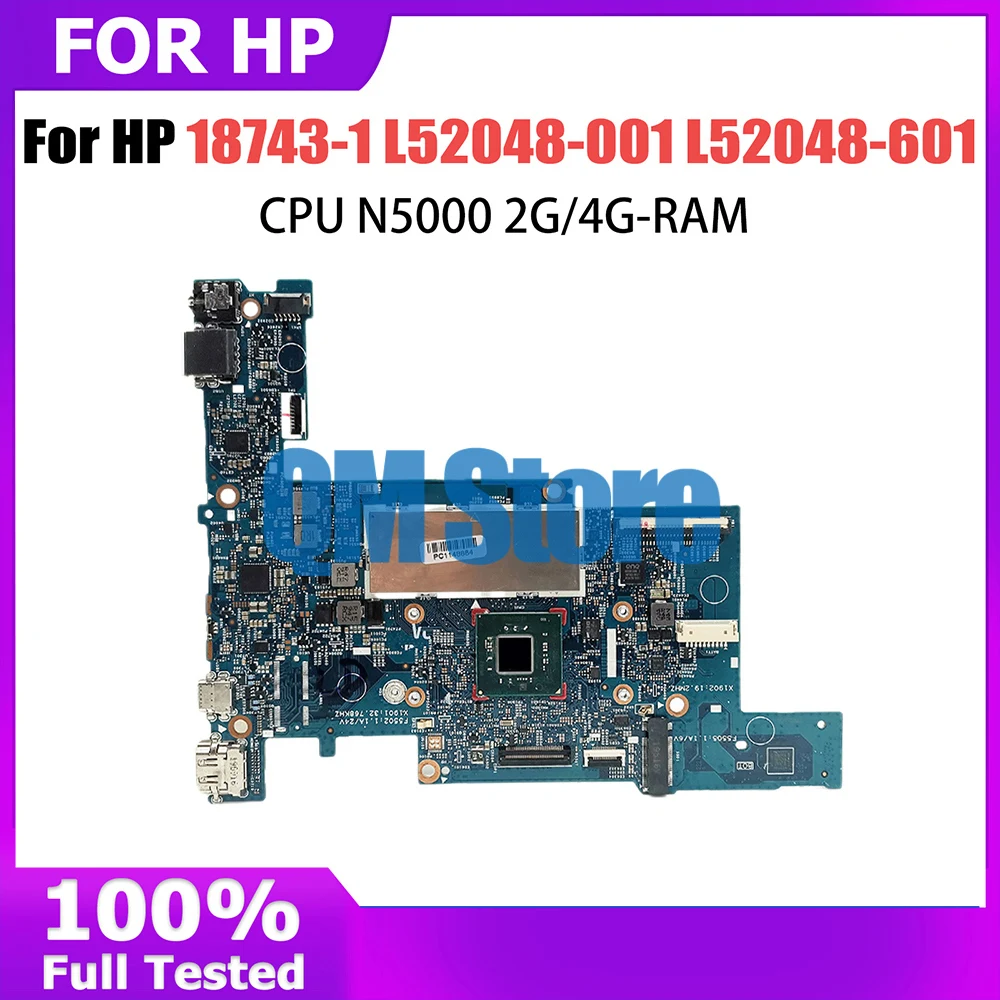 18743-1 Mainboard For HP Pavilion X360 11-AP 11M-AP Laptop Motherboard With N5000 CPU 2G4G-RAM