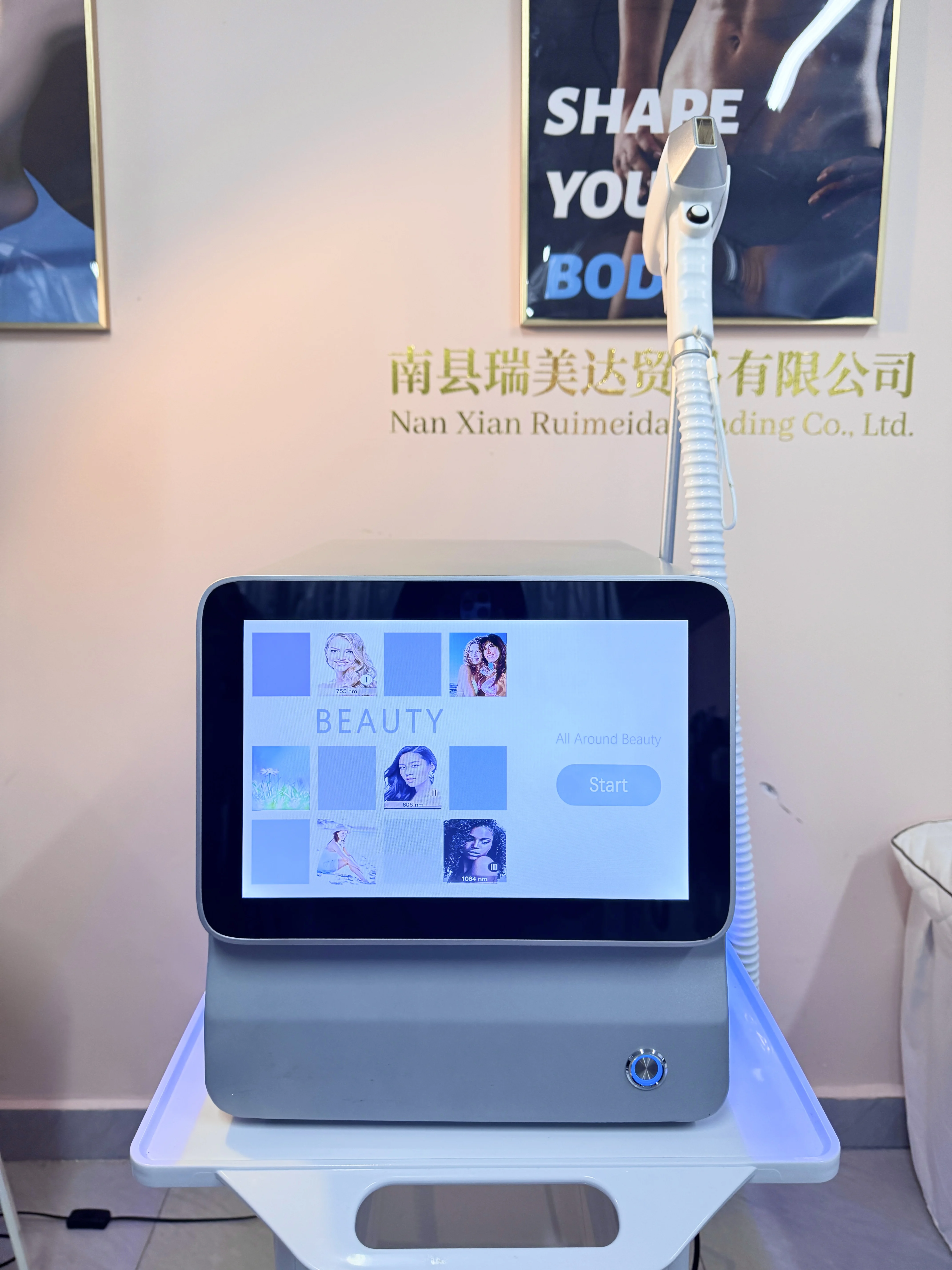 808 Diode Permanent  Portable 3wave Hair Remove Fast Depilation Painfree Follicle Penetration Skin Rejuvenation Device