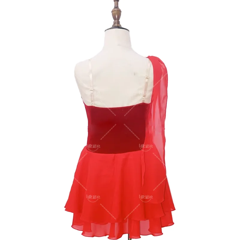 Chiffon Ballet Rok Paars Professioneel Ballet Klassiek Ballet Rok Performance Danseres Prinses Rok