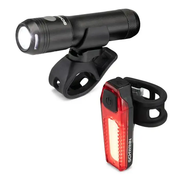 

Набор перезаряжаемых USB-светильников Schwinn, 500 люмен, черный