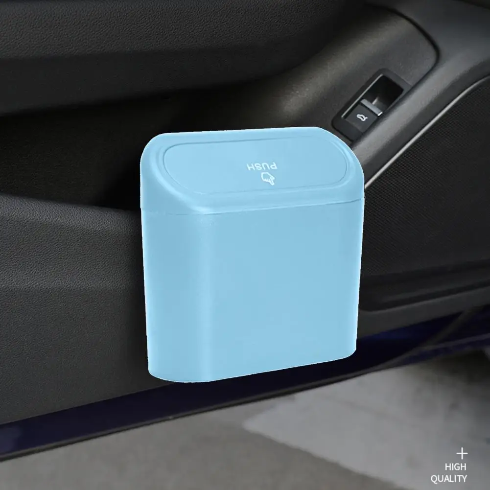 Sealed Car Trash Leakproof Car Trash Bin Versatile Organized Car Accessories for Clean Tidy Car Office Home Easy to Install Car