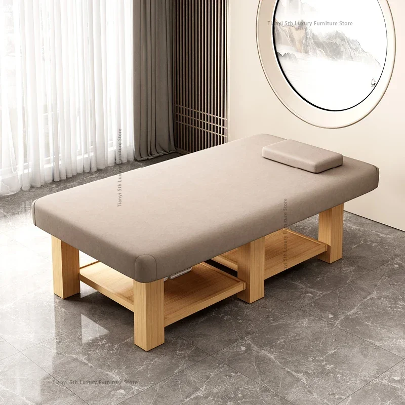 

Jumbo Thai Massage Tables Latex Solid Wood Wellness Physiotherapy Massage Beds Have Sauna Salon Furniture Lettino Estetista FYMB