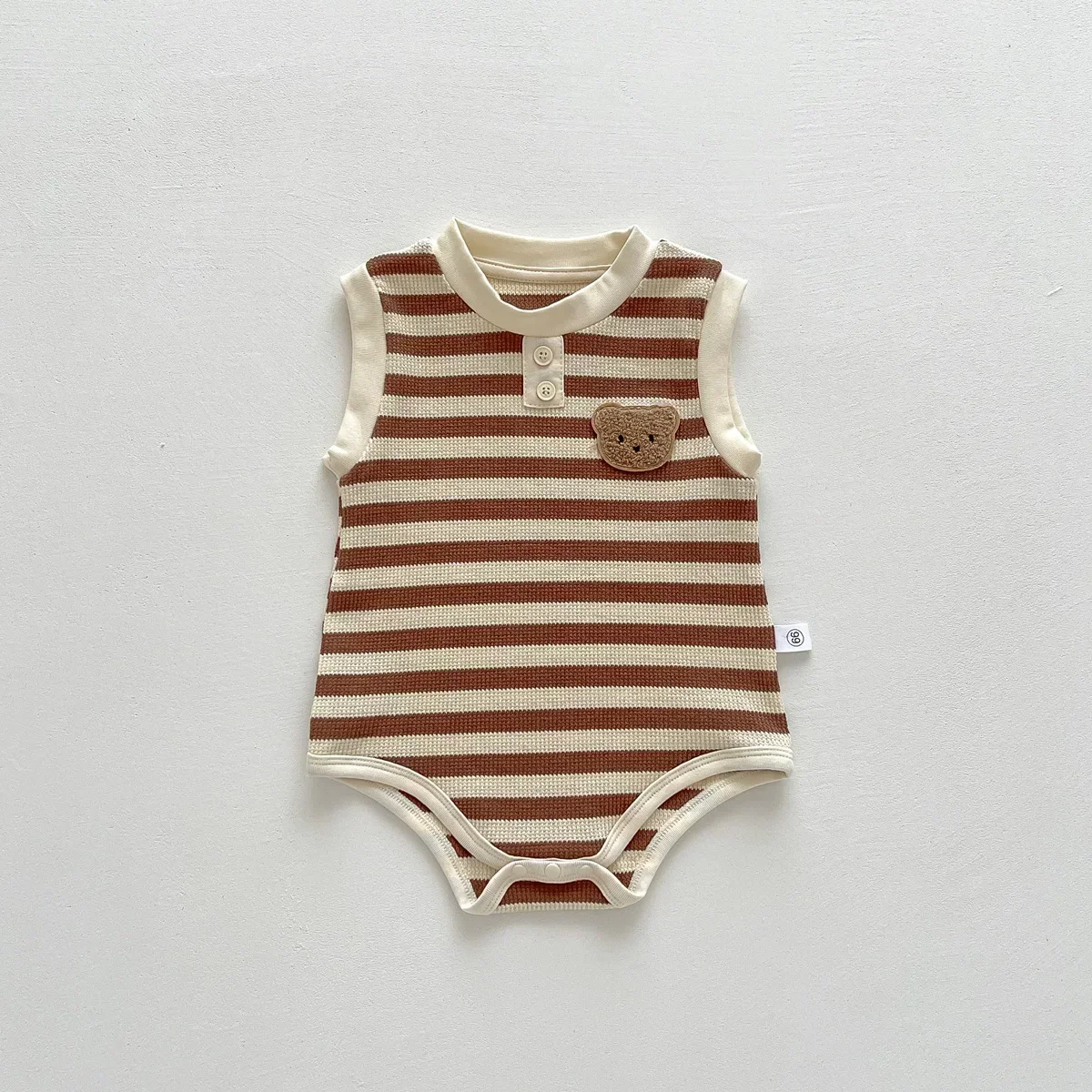 Neue 2024 Sommer ärmellose Strick bodys Baby Baby Mädchen Jungen einteilige Kinder Neugeborene Kleidung-ideal für Outdoor-Aktivitäten