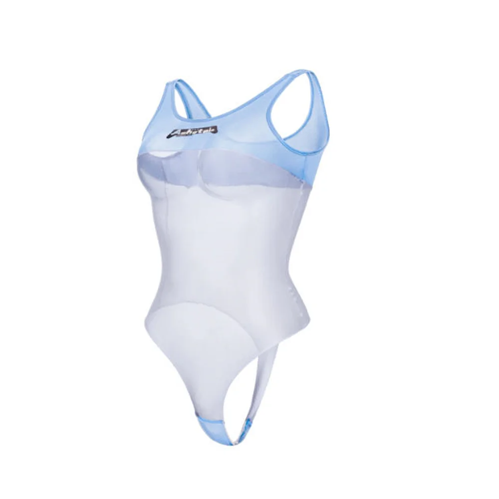 Damen Sexy Schwarzer Transparenter Mesh-Badeanzug mit Ausschnitten, Einteiliger Badeanzug, Sommer-Strandmode, Rückenfreier Monokini, Durchsichtig – Detail 15