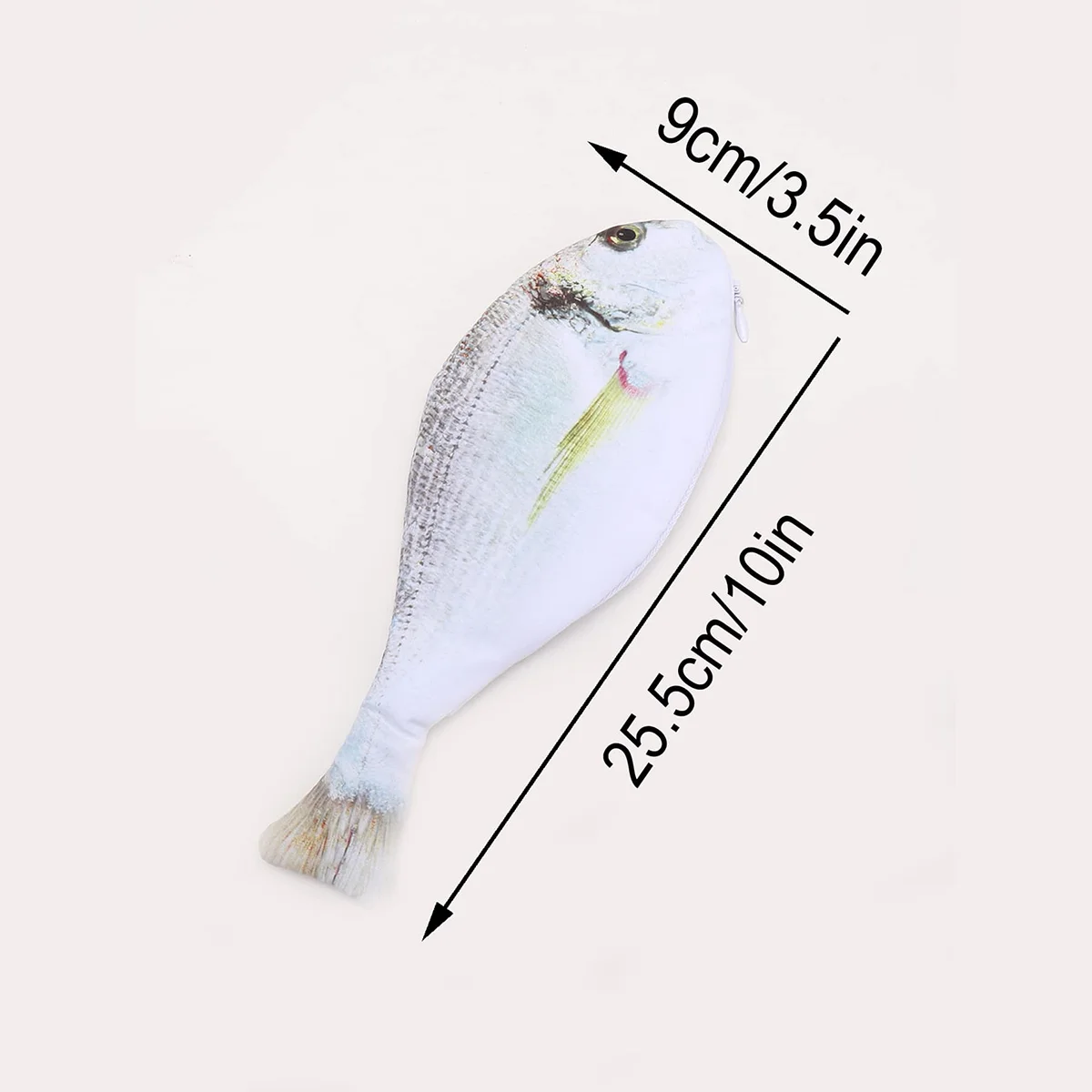 Creative Cute Simulation Fish Pencil Case Large Capacity Pencils Pouch Cute Pencil Bag Funny Back to School Acsesories Gift