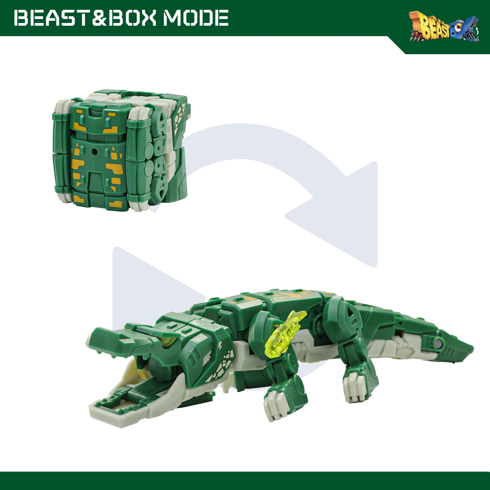 52TOYS BEASTBOX BB-15CL SCHLEGEL Deformation Robot, Converting in Mecha and Cube, Action Figure, Collectible Gift