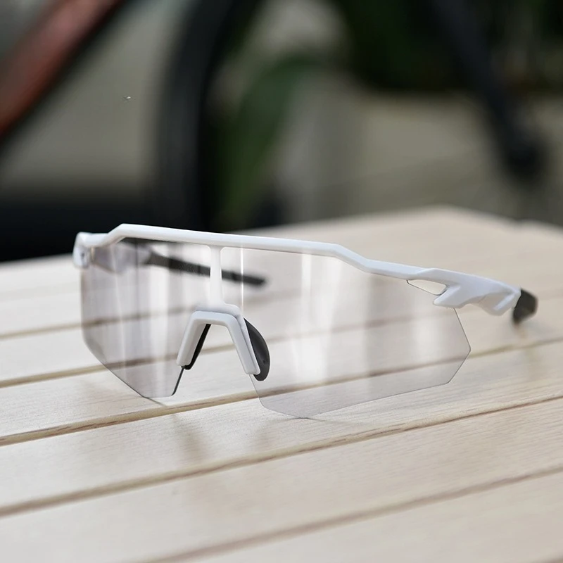 Bicycle windproof polarized glasses for outdoor cycling day and night dual-use eye protection sports sunglasses