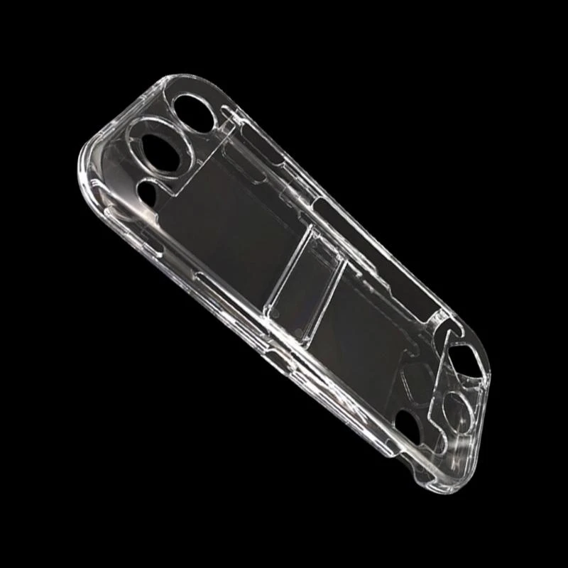 Consola Case PC Transparente Cabeza manga protector amortiguadores transparentes con soporte conveniente para Switch
