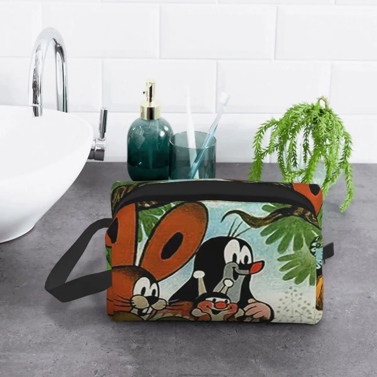 

Mole Krtek Cute Little Maulwurf косметичка косметический органайзер для хранения Dopp Kit косметичка для туалетных принадлежностей красота дорожный пенал