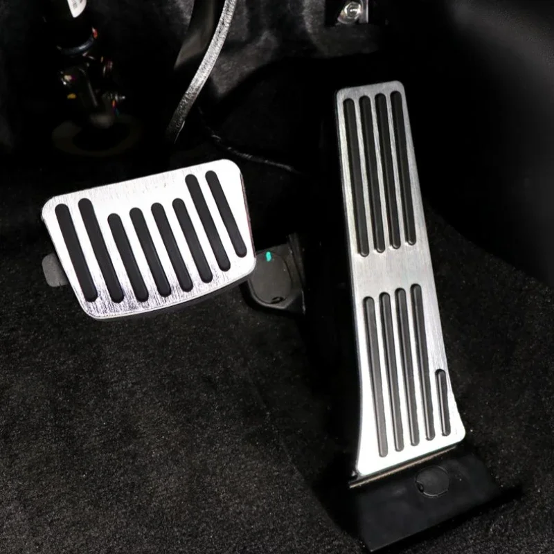 For Hyundai Tucson NX4 Hybrid N Line 2019 - 2025 Pedal Covers - Anti-Slip Accelerator & Brake Pedal Set with Foot Rest