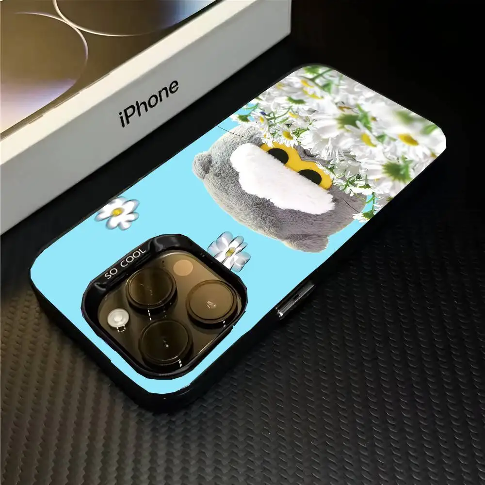 The latest trendy GD ZOA Cat Phone Case For IPhone 17 16 15 14 13 12 11 Pro Max Plus Color Shockproof Back Silver Cover