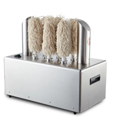 Dryer Polishing Machine for Wine Glass Cup Coffee Cups Polisher Wiping Machine Restaurant Cafe Glass 8 Head  Polishing Machine
