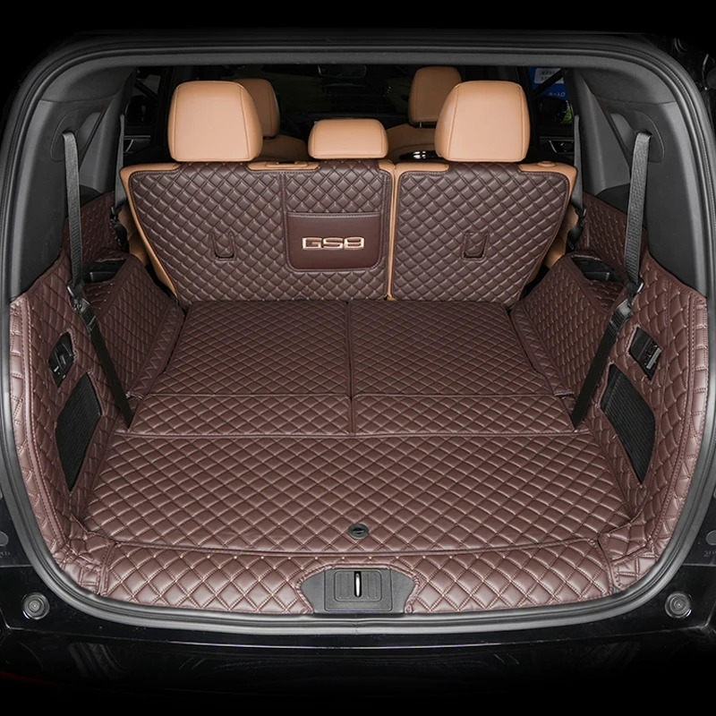 For Trumpchi GAC GS8 2nd Gen 2023-2024 Seven Seats Car Trunk Mats Cargo Liner Tailbox Anti-dirty Protection Cover Pads