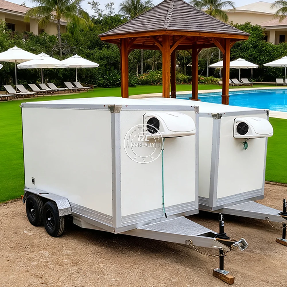 

Refrigerated Container Trailer Reefer Trailer for Sale Refrigerated Trailer Professional Cold Storage Trailer