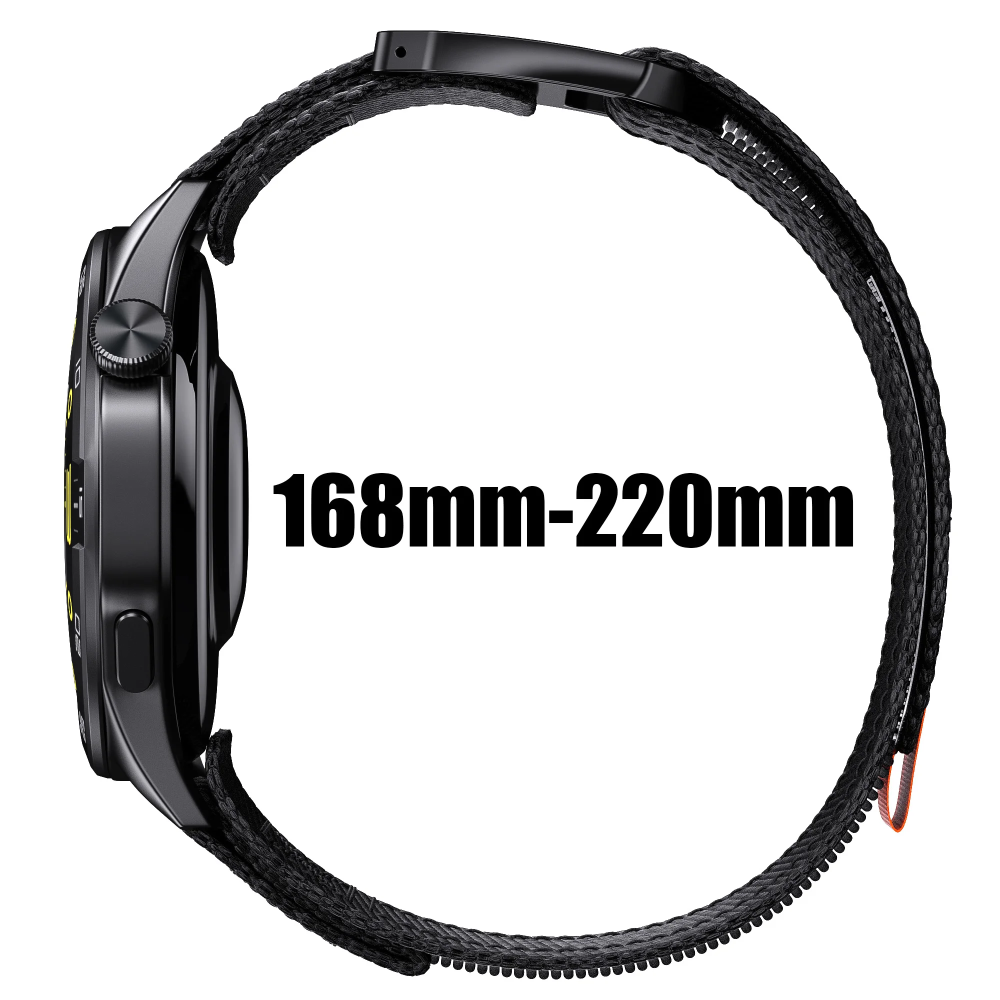 สายนาฬิกาไนล่อน22มม. สำหรับนาฬิกา Sumsung Huawei GT4สายรัด46มม. สำหรับ Huawei Watch 4 Pro GT3 GT 3 2 Pro GT2 46มม.