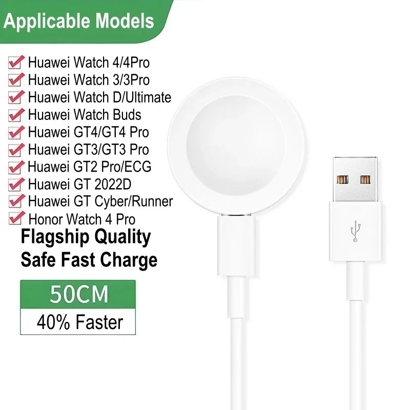 Dok pengisian daya untuk jam tangan Huawei 4 Pro 3 3Pro D Ultimate Buds GT4 GT3 GT2 Pro ECG GT Cyber Runner pengisi daya cerdas