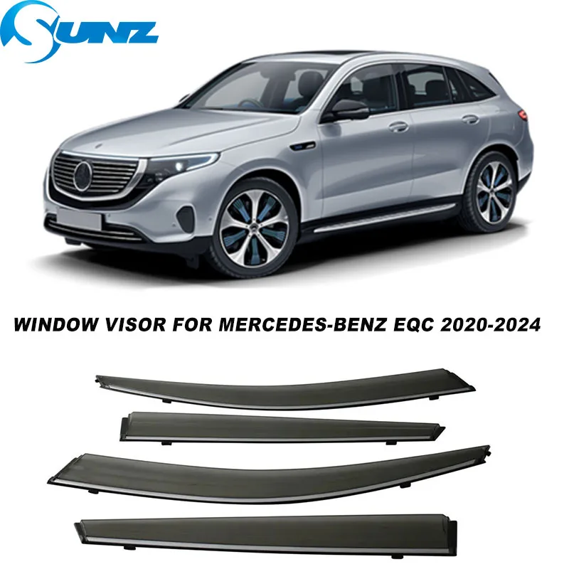 

Window Deflector For Mercedes-Benz EQC MK1-N293 2020 2021 2022 2023 2024 Window Visors Waterproof Rain Awnings Shelter Deflector