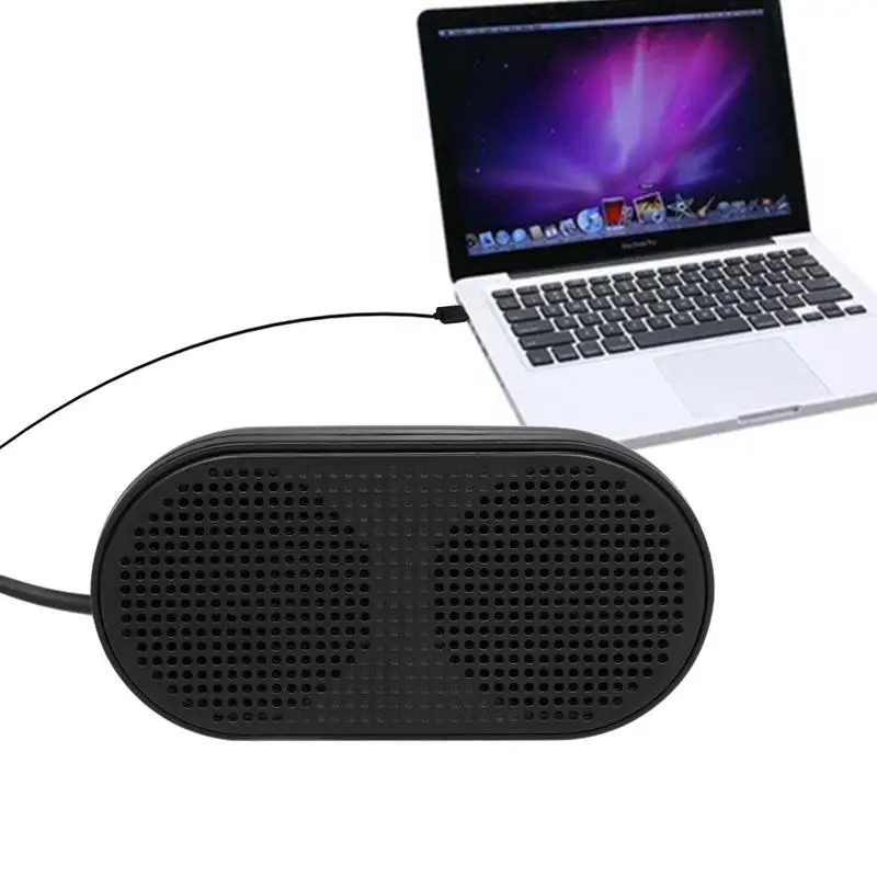 USB Speakers For Computer External 2 Channels Loudspeaker USB Speaker For Notebook Laptop Computer PC Small Desk Speakers