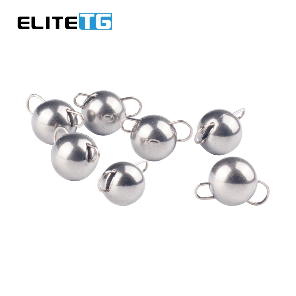 Elite TG 0,3-3g 10 Stück Tungsten Cheburashka Gewichte für Angeln Kugelblei Süßwasser-Angelköder – Detail 5