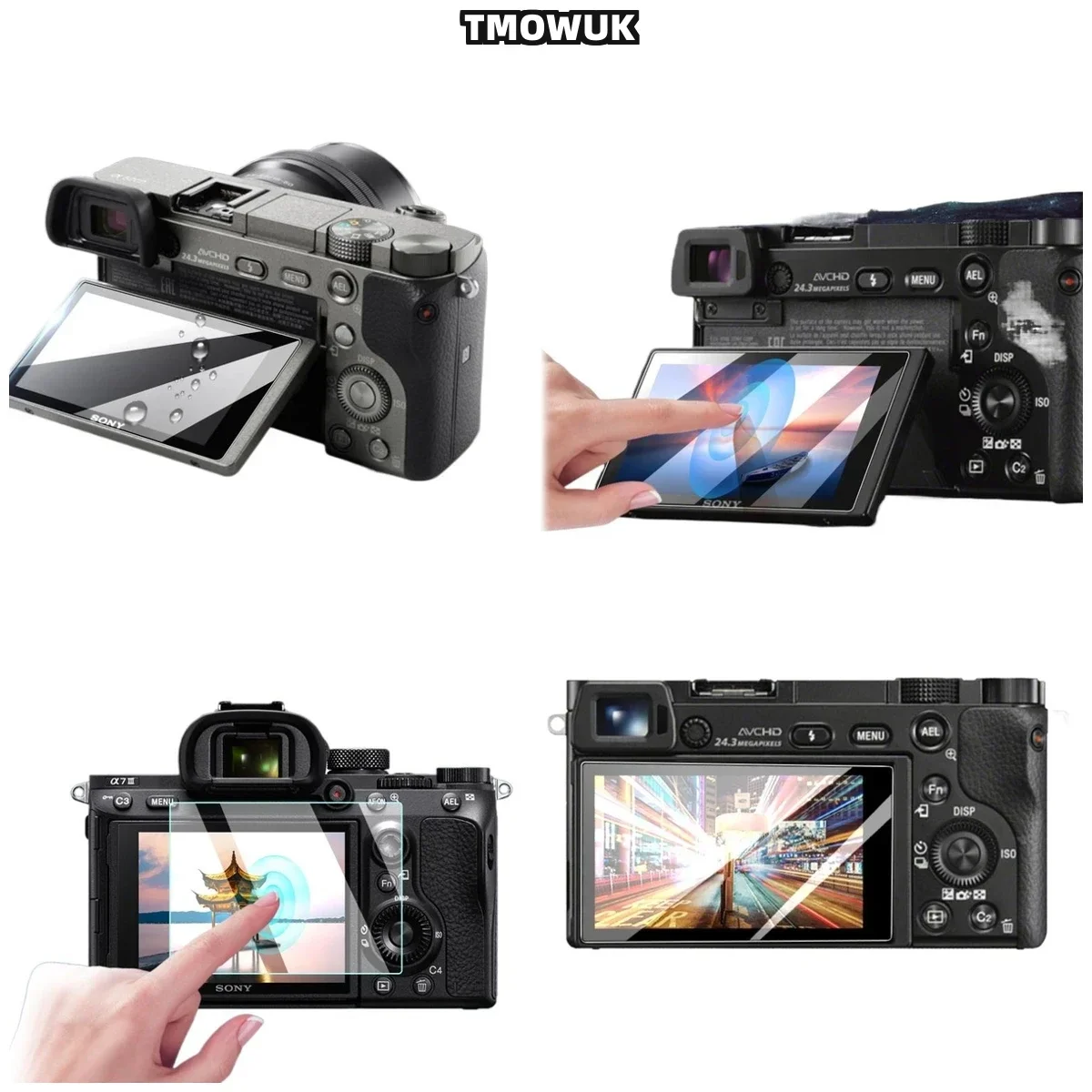

For Sony A7M4 A6700 A7C2 A7CR A7IV, Crystal Clear Film, 9H Hardness Anti-Scratch Screen Guard