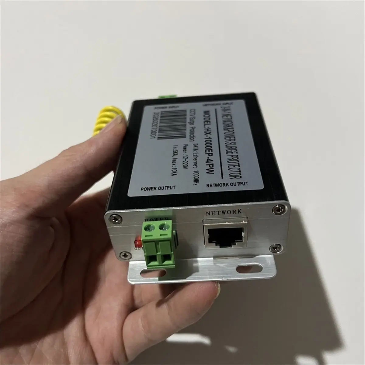 【MUST-HAVE LIST】 Gigabit 1000Mbps Network Power 2in1 Surge Protector Ethernet Protection Device for IP Camera PoE Switch Guard