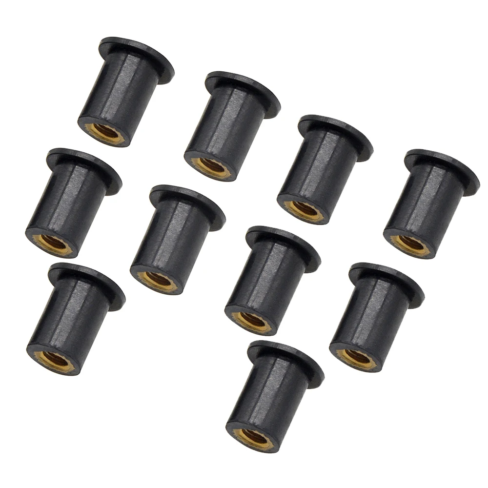 Tuercas de pozo para parabrisas de motocicleta M5, 5MM, tornillo de sujeción ciego para Kawasaki, HONDA, SUZUKI, BMW, Yamaha, R1, R3, R6, MT09, MT07, TMAX530