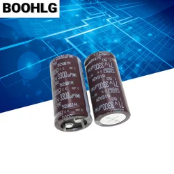 2PCS original black diamond electrolytic capacitor 71V 3300UF 22X45 replaces 63V 3300UF and is more stable