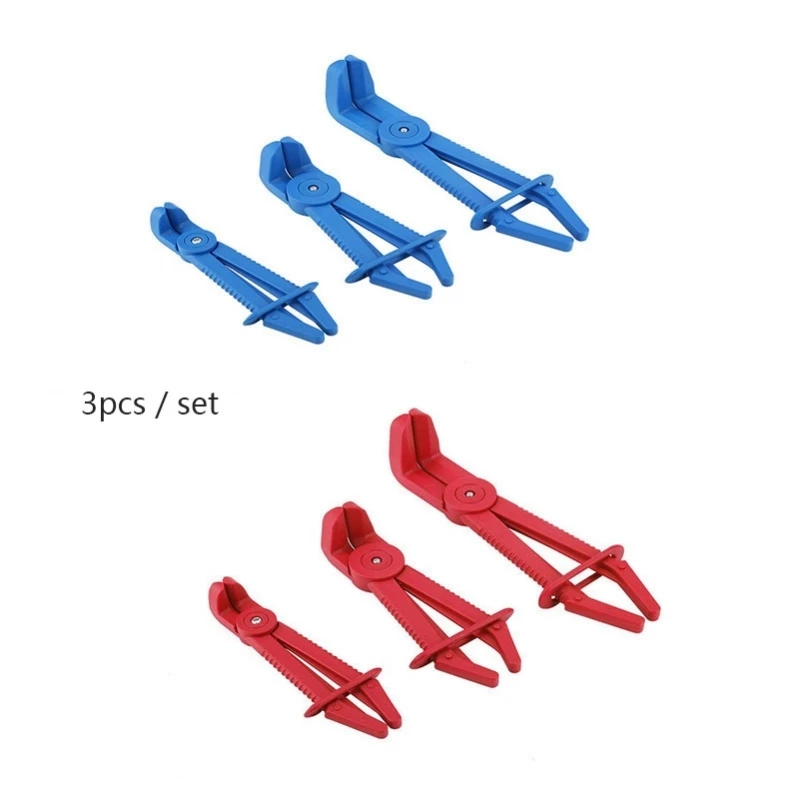 

3pcs / set Plastic Hose Clip Cut off Pliers Car Repair Tool Oil Pipe Water Pipe Clamp Kit